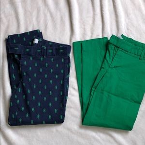Set of Gap Slim Cropped Pants